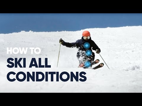 Видео: КАК КАТАТЬСЯ НА ЛЫЖАХ В ЛЮБЫХ УСЛОВИЯХ | 5 типов поворотов