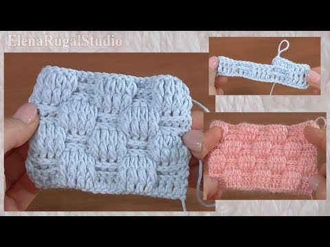Видео: Самый популярный узор крючком