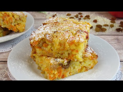 Видео: РИСОВАЯ ЗАПЕКАНКА С ЯБЛОКАМИ И ИЗЮМОМ. Рецепт невероятно вкусной и ароматной запеканки.