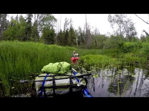 Видео: Б Коша 2014 Пакрафтинг