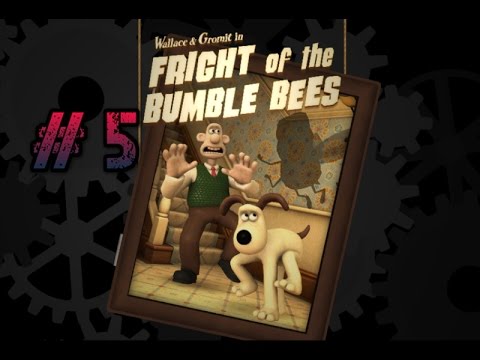 Видео: Полнейшее прохождение. Wallace & Gromit Fright of the Bumlebees. (#5 Кошмар на Уэллаби стрит)