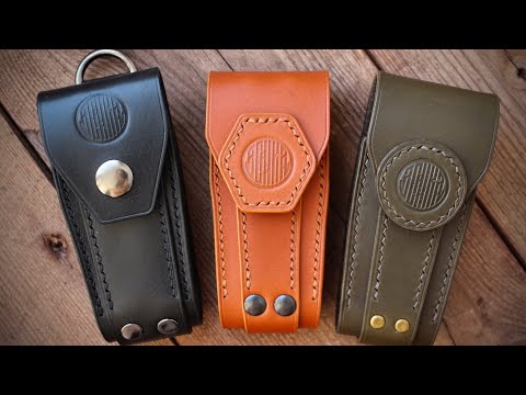 Видео: Кожаные чехлы для мультитула Leatherman Wave
