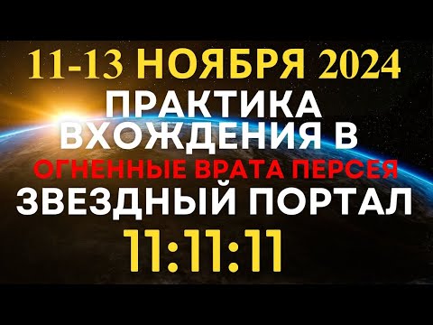 Видео: 11-13.11.2024 Практика принятия энергий портала Звездных Врат. Квантовый скачок для улучшения жизни