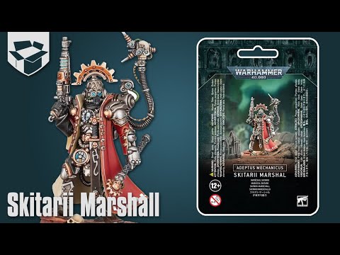 Видео: Распаковка - Adeptus Mechanicus Skitarii Marshall