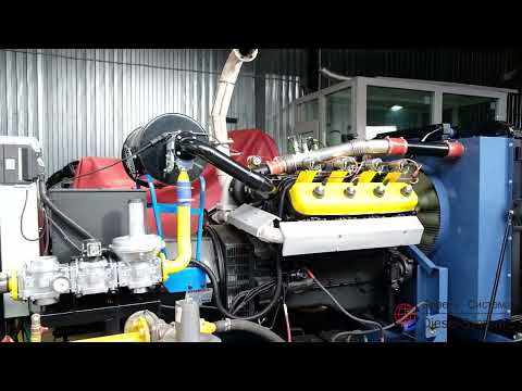 Видео: Испытание газопоршневой установки ГПУ 200 кВт, ЯМЗ - 7514,  Дизель-Систем