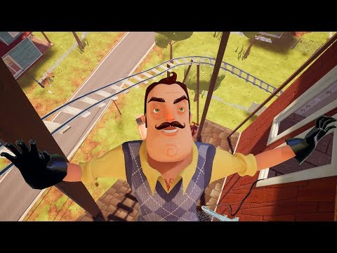 Видео: №1096: СБРОСИЛ СОСЕДА С КРЫШИ В ПРИВЕТ СОСЕД(Hello Neighbor)