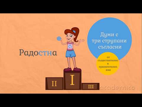 Видео: Правопис на думи със струпани съгласни - Български език 3 клас | academico