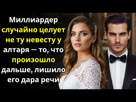 Видео: Миллиардер случайно целует не ту невесту у алтаря — то, что произошло дальше, лишило его дара речи