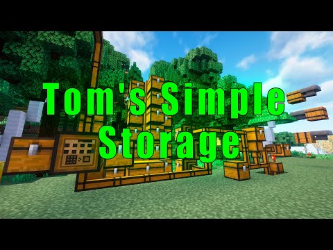 Видео: Гайд по моду Tom's Simple Storage | #minecraft #mod #guide #storage