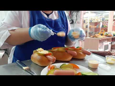 Видео: продолжение работаем хот-дог.