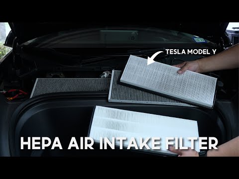 Видео: Tesla Model Y Замена HEPA-фильтра на впуске воздуха