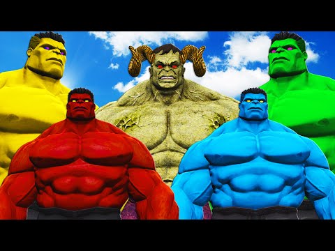 Видео: команда халк против мстителя халк - эпическая битва