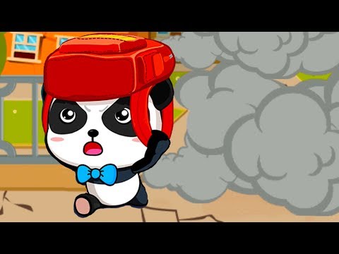 Видео: МАЛЫШ ПАНДА Один дома и безопасность малышей во время Землетрясения