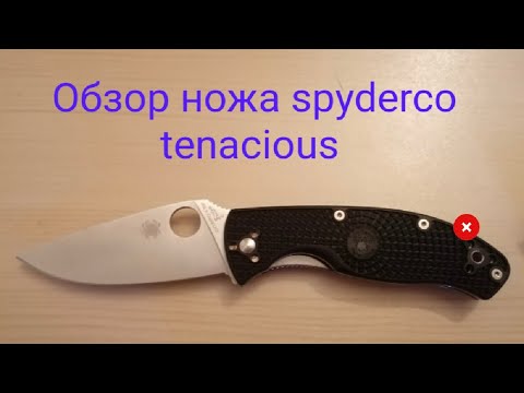 Видео: Обзор ножа spyderco tenacious