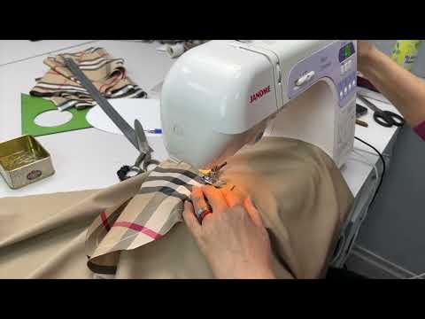 Видео: Карман на плаще Burberry: Пошаговая обработка для начинающих