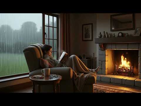 Видео: Звуки Природи для Твого Сну та Відпочинку| Звук Дощу | Камін