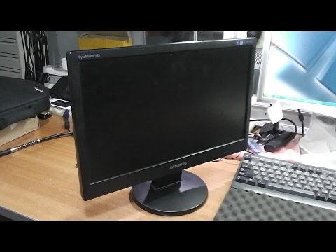 Видео: Гаснет подсветка / Тусклое изображение. Монитор Samsung 943SN