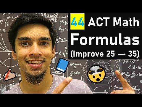 Видео: 44 формулы ACT® Math, которые помогли мне повысить мой балл ACT® Math на 10 (25 👉🏼 35) | Советы и...