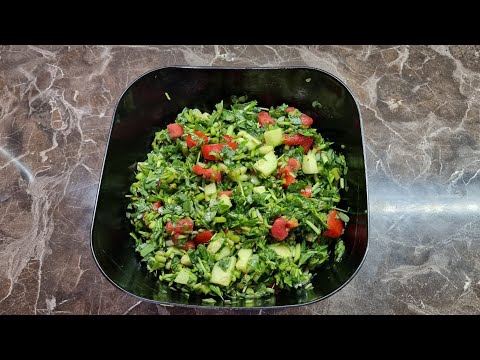 Видео: Թարմ դանդուռով աղցան салат из свежего портулака