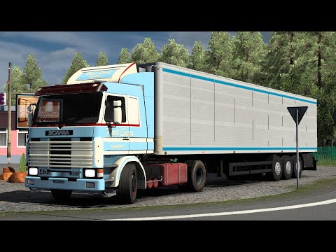 Видео: 2094 / ETS2 1.56 / Scania 3 Series / Из Питера на Север.