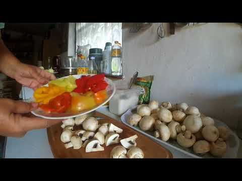 Видео: Перець з ШАМПІНЬЙОНАМИ (салат на зиму).