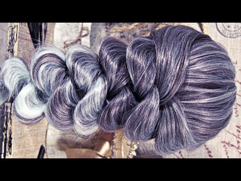 Видео: Коса на резинках | Лена Роговая | Hairstyles by REM | Copyright © #hairstyles