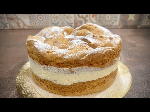 Видео: Торта Карпатка -лесна и бърза. Ако обичате еклери - това е вашата торта! / Торт Карпатка -неустоимый