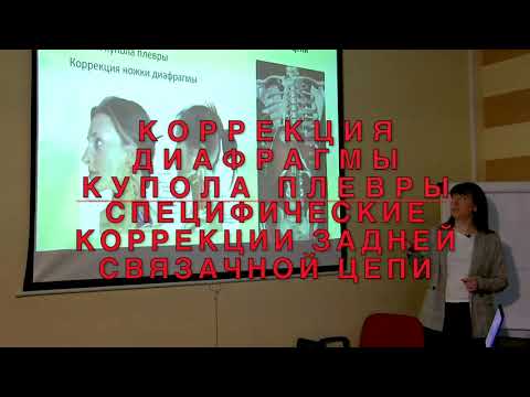 Видео: Коррекция диафрагмы. Купол плевры. Специфицеские коррекции задней связачной цепи. ИКПК