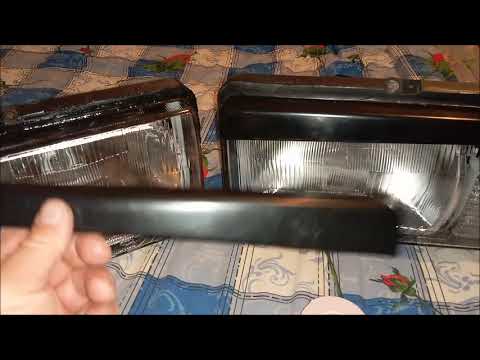 Видео: Реснички на жигу/наклейка ресничек на фару ваз 2107/Чайник В ТАЗике