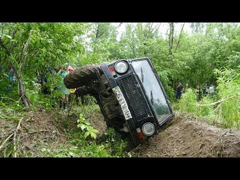Видео: Большой OFF ROAD  на боку в исполнении МАЛЕНЬКИХ, ЛуАЗ vs SUZUKI SAMURAI