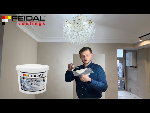 Видео: Satin Dekor Weiss декоративна фарба з ефектом сатину. Декоративна штукатурка для ваших стін