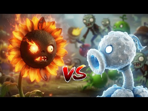 Видео: Команда Огня против команды Льда: Ultimate Pvz Fusion 2.7 Challenge