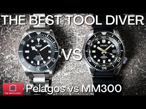Видео: Сравнение Tudor Pelagos и Seiko Marinemaster 300: какие часы для дайвинга лучше всего?