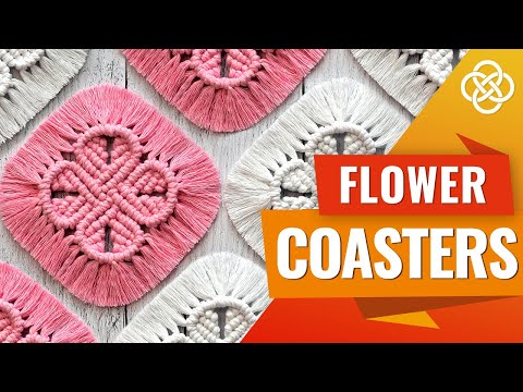Видео: Салфетка в форме цветка | Macrame DIY | Урок макраме для начинающих