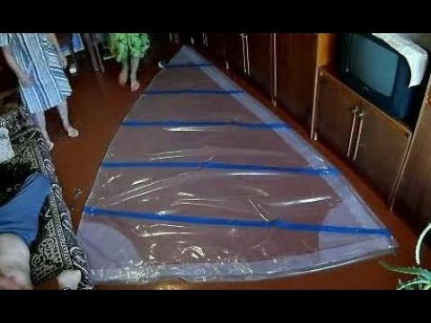 Видео: Катамаран за 1000 рублей из ПЭТ кег -  парус часть 7