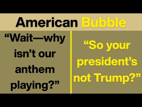 Видео: Когда американцы обнаруживают, что мир не для них