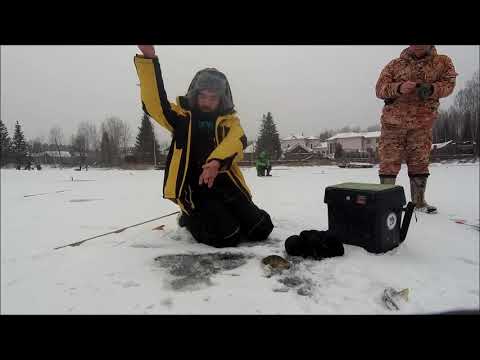 Видео: первая подледная рыбалка 2 ноября 2019 года