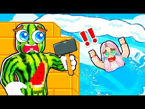 Видео: БУДУЙ ЩОБ ПЕРЕЖИТИ ЦУНАМІ У РОБЛОКСІ