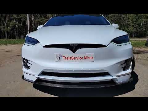 Видео: Восстановление и тюнинг Tesla Model X 2020г в