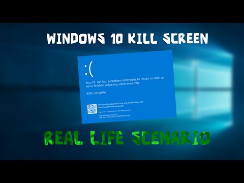 Видео: Экран отключения Windows 10 | Живое действие