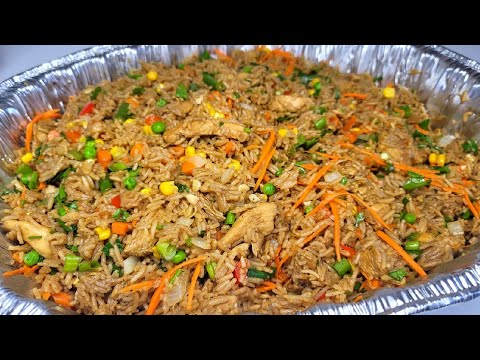 Видео: лучший гайанский жареный рис с курицей | рецепт #guyanesefriedrice