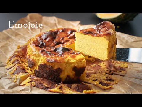 Видео: Тыквенный чизкейк с баской Pumpkin Burnt Basque Cheesecake  | Emojoie ASMR cooking