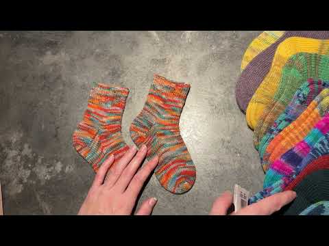 Видео: Все носки за ноябрь-декабрь 2023/итоги:170 пар носков за год😁