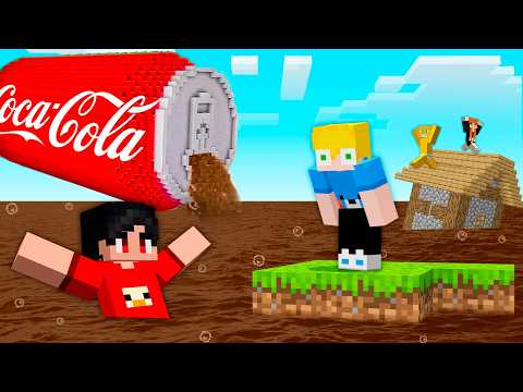 Видео: Майнкрафт, но Кока-Кола поднимается каждую минуту!