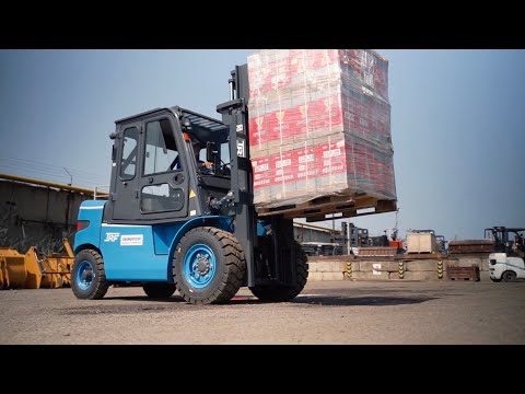 Видео: Дизельные погрузчики TRF 3 серии г/п от 4.5 до 5.0 тонн