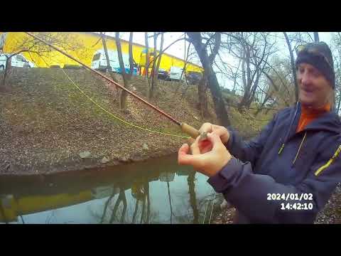 Видео: Кишинев . Новогодние рыбацкие похождения на реке Бык .