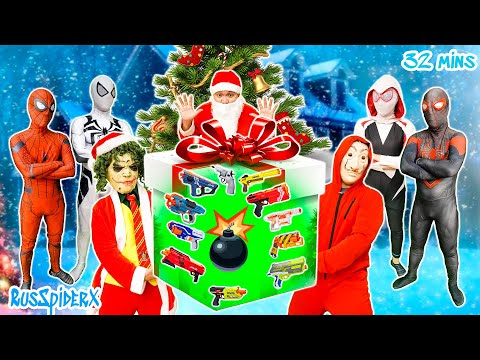 Видео: Напряжённое Рождество: Спайдеркид Против Команды Джокера ❄️⚔️