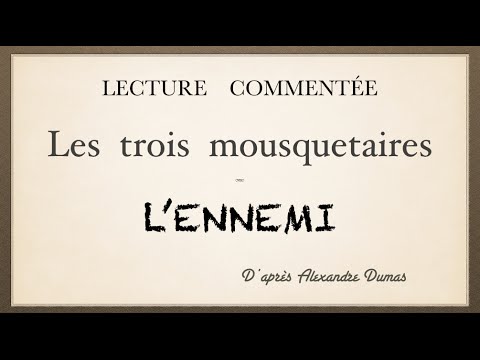 Видео: Урок французского языка. Les trois mousquetaires. L'ennemi.