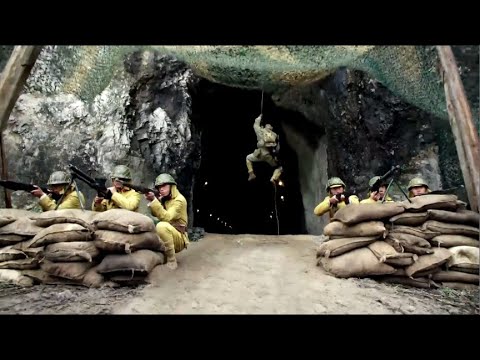 Видео: Китайский спецназ пробрался на японскую базу и взорвал арсенал.