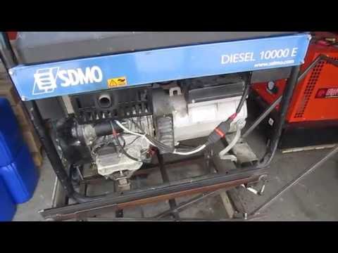 Видео: Обзор б/у генератора SDMO Diesel 10000 E